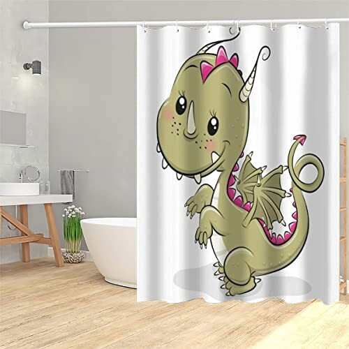 Rideau de douche Dragon couleur 180x200 cm variant 0 