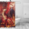 Rideau de douche Dragon multicolore - miniature variant 1