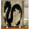 Rideau de douche Dragon noir 180x200 cm - miniature