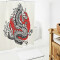 Rideau de douche Dragon blanc 120x180 cm - miniature variant 1