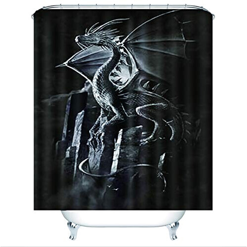 Rideau de douche Dragon 180x200 cm