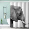 Rideau de douche Éléphant couleur 120x200 cm - miniature