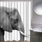 Rideau de douche Éléphant couleur 120x200 cm - miniature variant 1