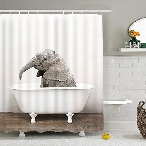 Rideau de douche Éléphant 180x200 cm variant 0 