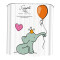 Rideau de douche Éléphant ballon 180x150 cm - miniature