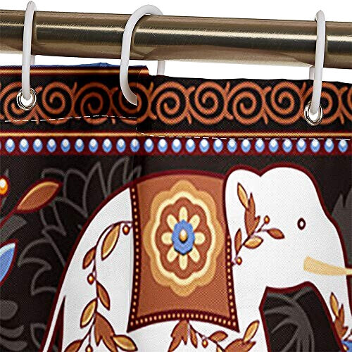 Rideau de douche Éléphant de boho 90x180 cm variant 3 
