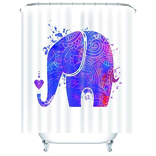 Rideau de douche Éléphant 170x180 cm