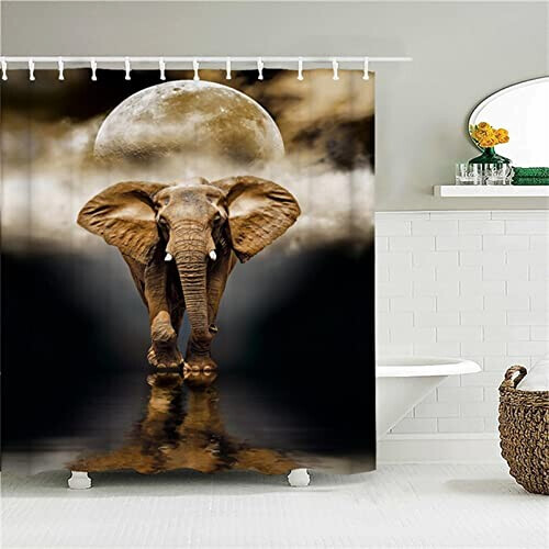 Rideau de douche Éléphant animal elephant 150x180 cm