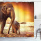 Rideau de douche Éléphant blanc 90x180 cm - miniature
