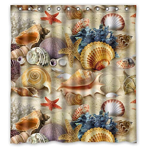 Rideau de douche Escargot 180x180 cm