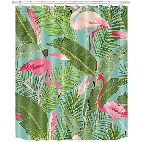 Rideau de douche Flamant rose multi 150x180 cm variant 0 