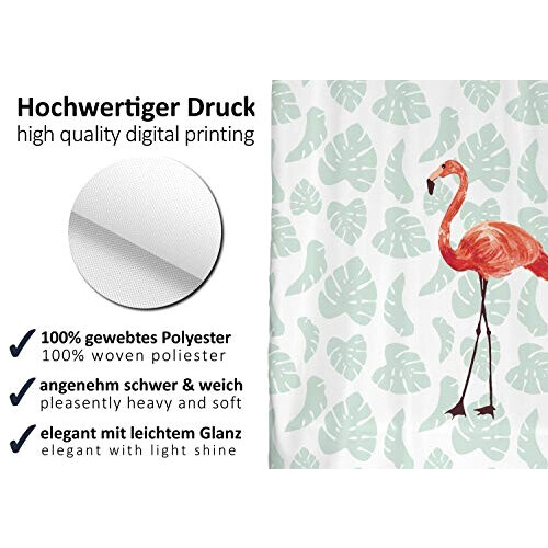 Rideau de douche Flamant rose flamant 180x200 cm variant 0 