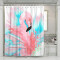 Rideau de douche Flamant rose rose 90x180 cm - miniature