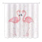 Rideau de douche Flamant rose style 150x180 cm - miniature