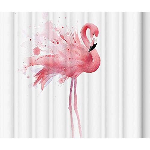 Rideau de douche Flamant rose 180x180 cm variant 0 