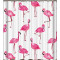 Rideau de douche Flamant rose 180x200 cm - miniature