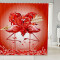 Rideau de douche Flamant rose multicolore 183x198 cm - miniature