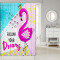 Rideau de douche Flamant rose multicolore 183x198 cm - miniature variant 1