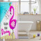 Rideau de douche Flamant rose multicolore 183x198 cm - miniature variant 2