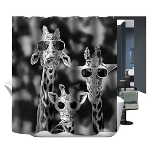 Rideau de douche Girafe 180x180 cm