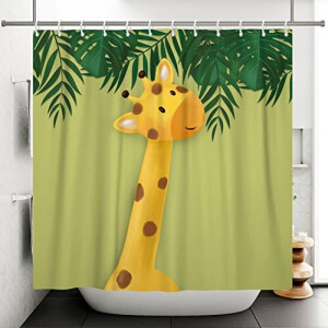 Rideau de douche Girafe style c 140x183 cm