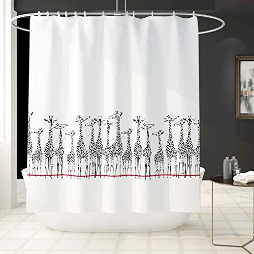 Rideau de douche Girafe 180x180 cm