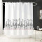 Rideau de douche Girafe 180x180 cm - miniature