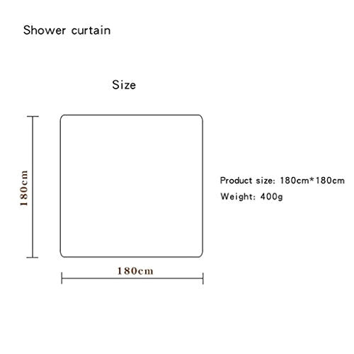 Rideau de douche Girafe 180x180 cm variant 0 