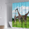 Rideau de douche Girafe impression de 90x180 cm - miniature variant 1