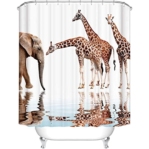 Rideau de douche Girafe 120x200 cm variant 0 