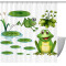 Rideau de douche Grenouille multicolore - miniature