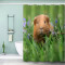 Rideau de douche Hamster couleur 120x180 cm - miniature