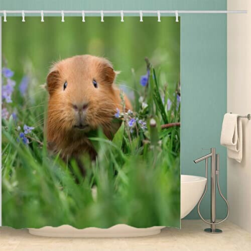 Rideau de douche Hamster couleur 120x180 cm variant 2 