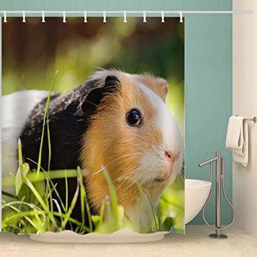 Rideau de douche Hamster couleur 120x180 cm variant 2 