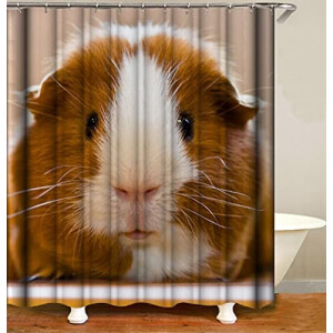 Rideau de douche Hamster 180x180 cm