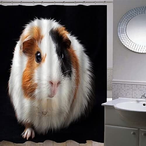 Rideau de douche Hamster couleur 180x200 cm variant 0 