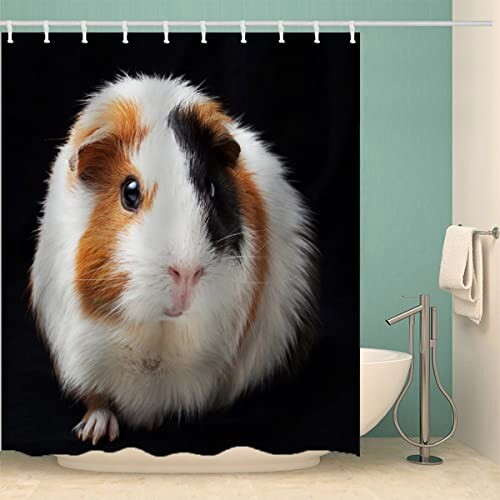Rideau de douche Hamster couleur 180x200 cm variant 2 
