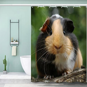 Rideau de douche Hamster couleur 180x200 cm