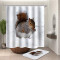 Rideau de douche Hamster 90x180 cm - miniature