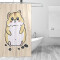 Rideau de douche Hamster multicolore 182x182 cm - miniature variant 1