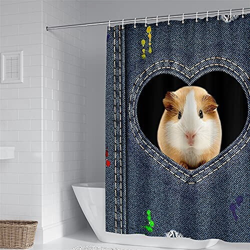 Rideau de douche Hamster 90x180 cm variant 1 