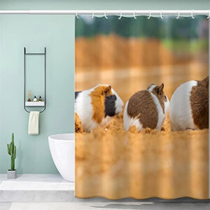 Rideau de douche Hamster couleur 120x180 cm