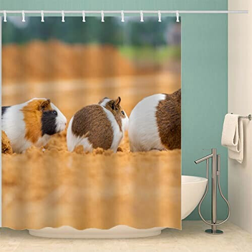 Rideau de douche Hamster couleur 120x180 cm variant 2 