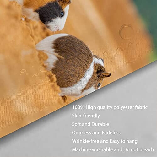 Rideau de douche Hamster couleur 120x180 cm variant 3 