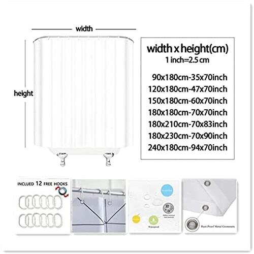 Rideau de douche Hibou 165x180 cm variant 0 