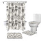Rideau de douche Hibou 180x180 cm - miniature