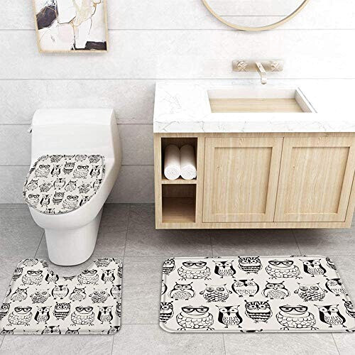 Rideau de douche Hibou 180x180 cm variant 3 