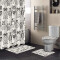 Rideau de douche Hibou 180x180 cm - miniature variant 3