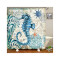 Rideau de douche Hippocampe style 122x183 cm - miniature