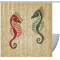 Rideau de douche Hippocampe multicolore 167.6x182.9 cm - miniature